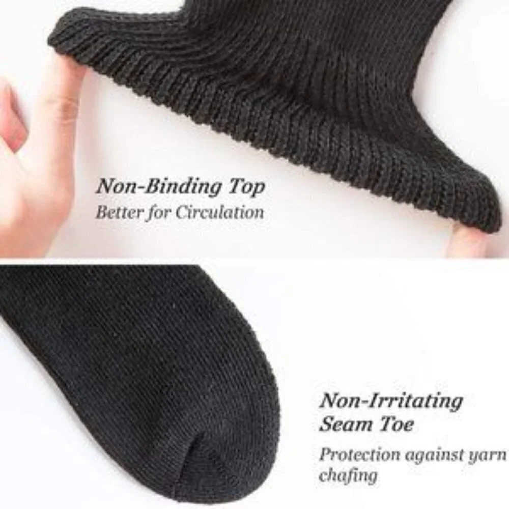 DIABETIC COMFORT SEAM SOCKS MD UNISEX 2 PACK